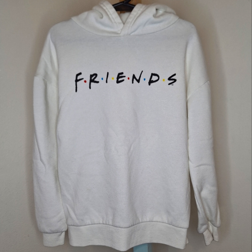 3/$15 Friends White Hoodie